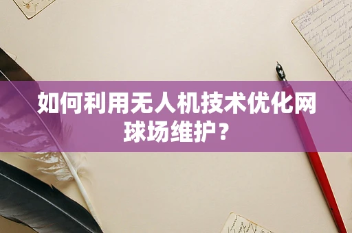 如何利用无人机技术优化网球场维护？