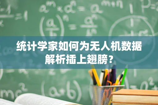 统计学家如何为无人机数据解析插上翅膀？