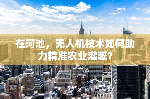 在河池，无人机技术如何助力精准农业灌溉？