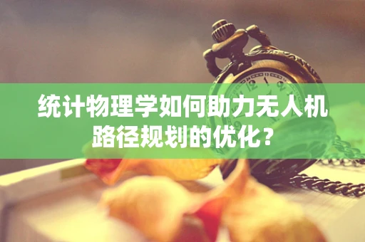 统计物理学如何助力无人机路径规划的优化？