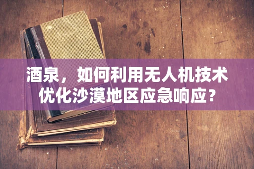 酒泉，如何利用无人机技术优化沙漠地区应急响应？