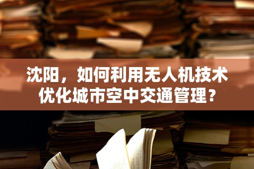 沈阳，如何利用无人机技术优化城市空中交通管理？