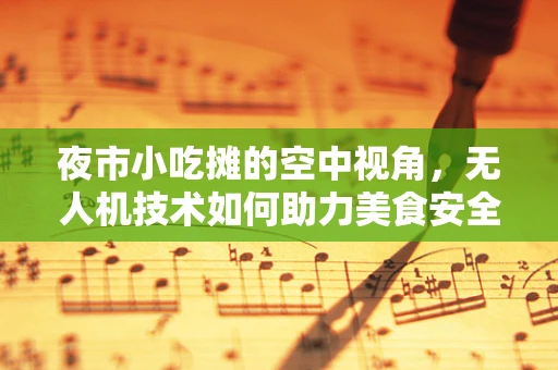 夜市小吃摊的空中视角，无人机技术如何助力美食安全与体验升级？
