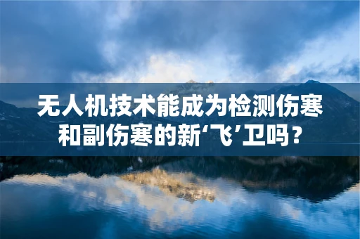 无人机技术能成为检测伤寒和副伤寒的新‘飞’卫吗？