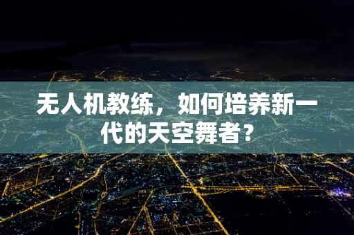 无人机教练，如何培养新一代的天空舞者？