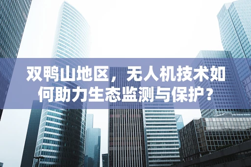 双鸭山地区，无人机技术如何助力生态监测与保护？