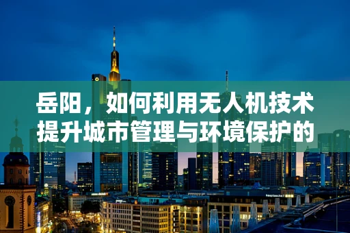 岳阳，如何利用无人机技术提升城市管理与环境保护的空中视角？