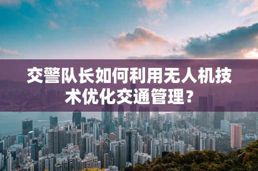 交警队长如何利用无人机技术优化交通管理？