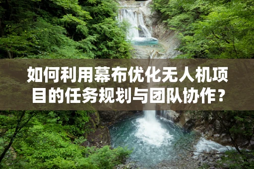 如何利用幕布优化无人机项目的任务规划与团队协作？