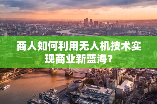 商人如何利用无人机技术实现商业新蓝海？