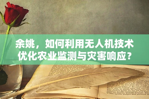 余姚，如何利用无人机技术优化农业监测与灾害响应？