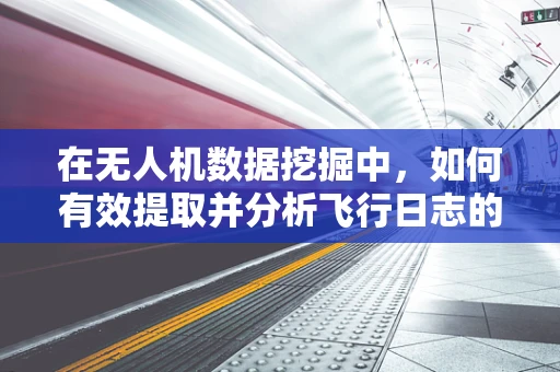 在无人机数据挖掘中，如何有效提取并分析飞行日志的‘黄金信息’？
