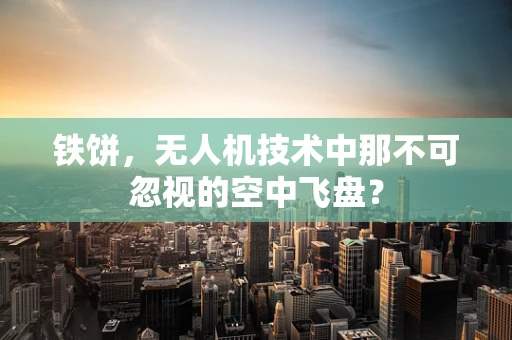 铁饼，无人机技术中那不可忽视的空中飞盘？
