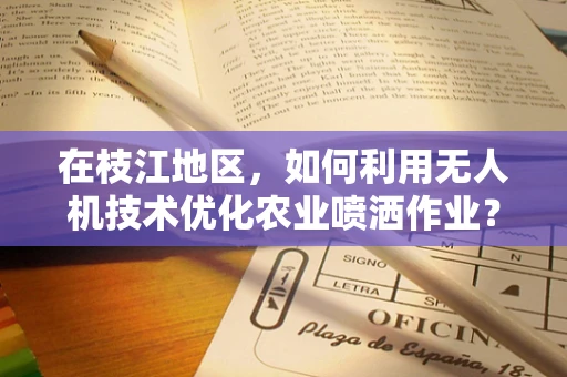 在枝江地区，如何利用无人机技术优化农业喷洒作业？