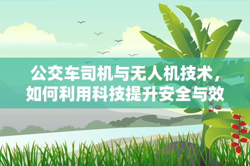 公交车司机与无人机技术，如何利用科技提升安全与效率？