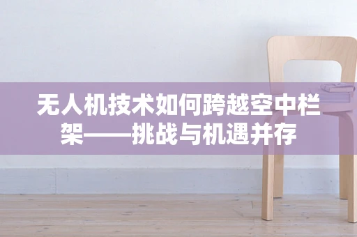 无人机技术如何跨越空中栏架——挑战与机遇并存