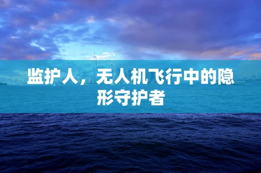 监护人，无人机飞行中的隐形守护者