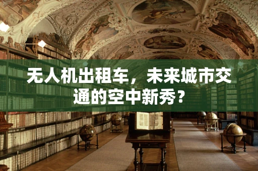 无人机出租车，未来城市交通的空中新秀？