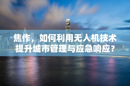 焦作，如何利用无人机技术提升城市管理与应急响应？