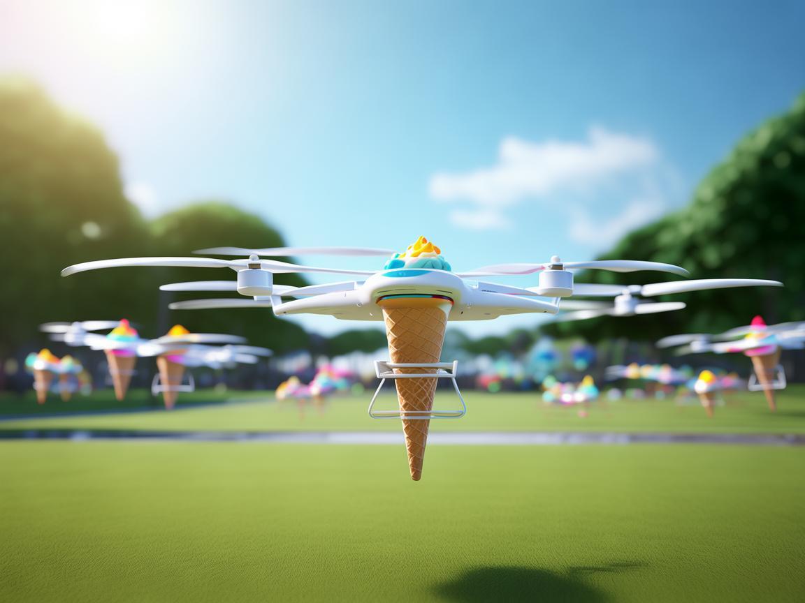 雪糕配送新纪元，无人机技术能否成为夏日清凉‘飞’行者？