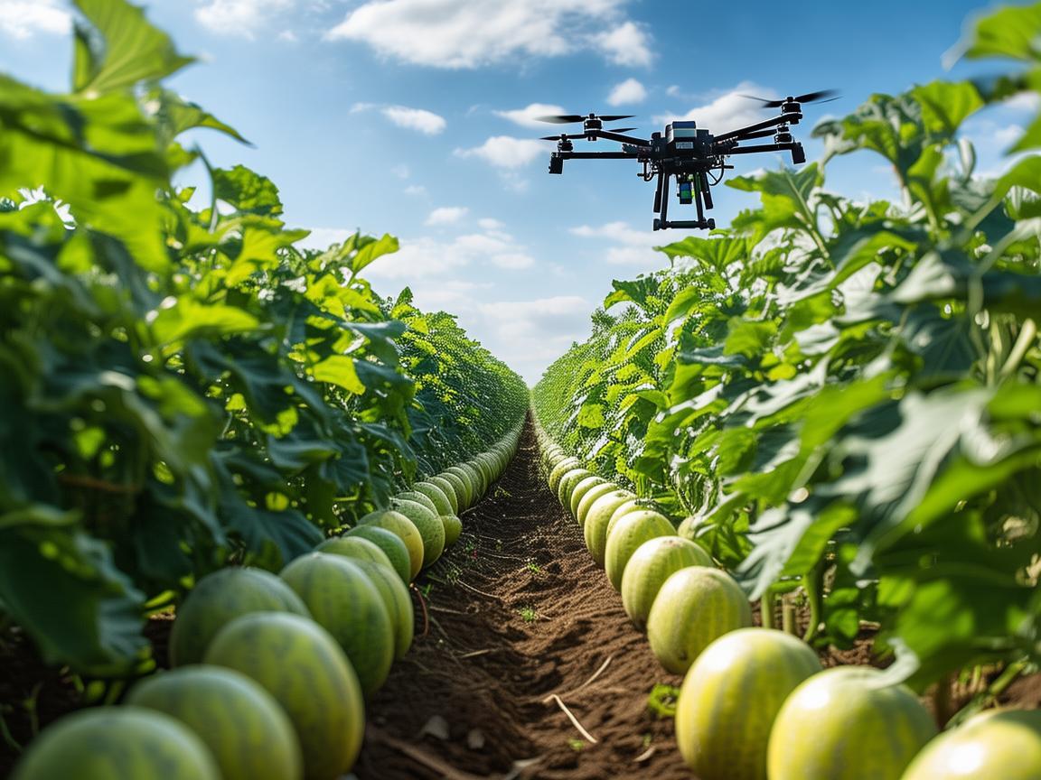 蜜瓜种植，无人机技术如何助力精准农业？