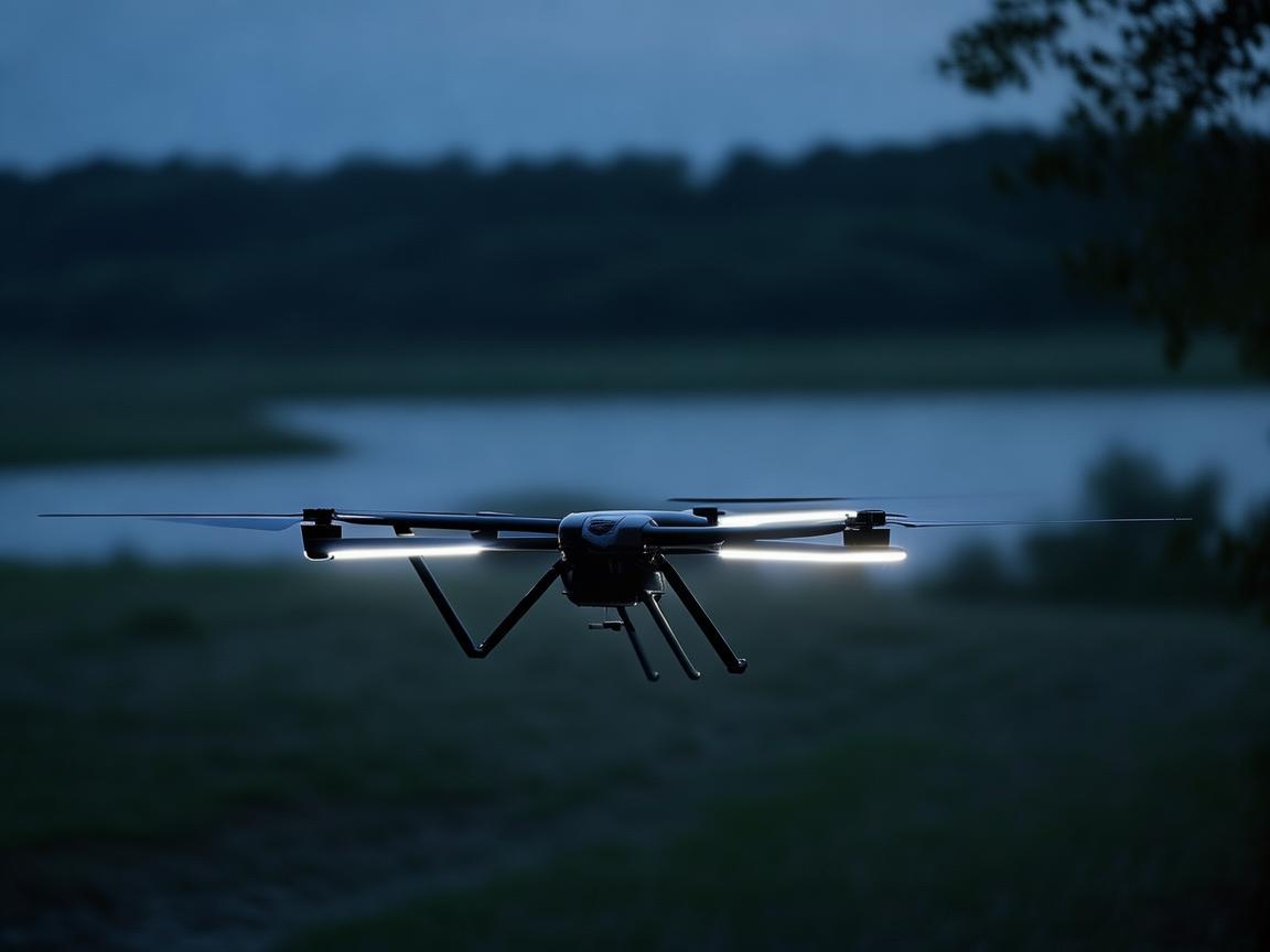 深夜无人机作业，安全与效率的微妙平衡