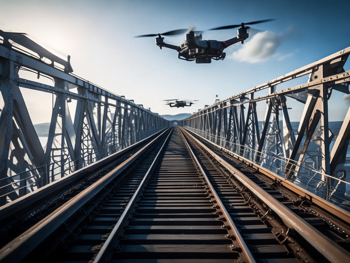 铁路桥梁的空中守护者，无人机在桥梁检测中的角色与挑战