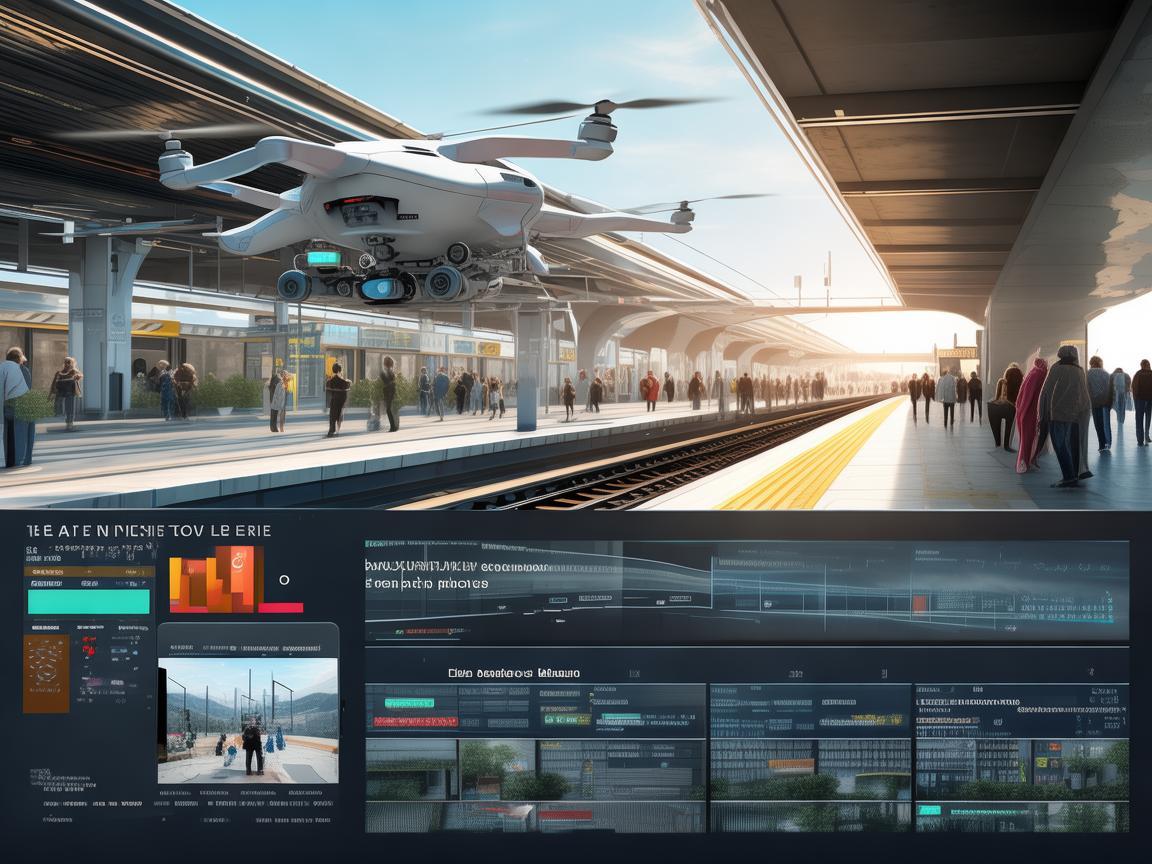 如何利用无人机技术优化地铁站月台的安全与效率？