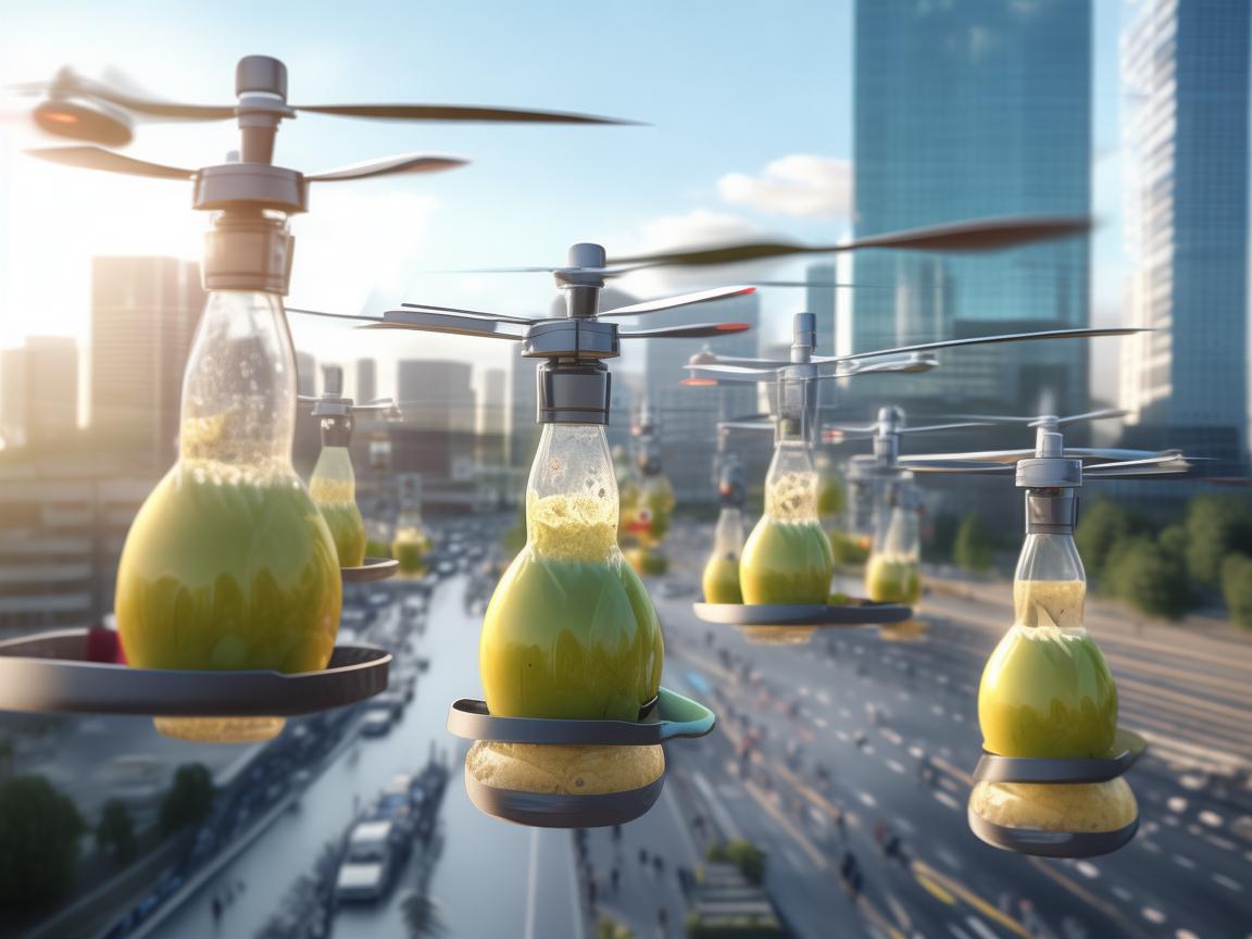 沙拉酱的空中配送，无人机技术在食品配送中的新奇应用？
