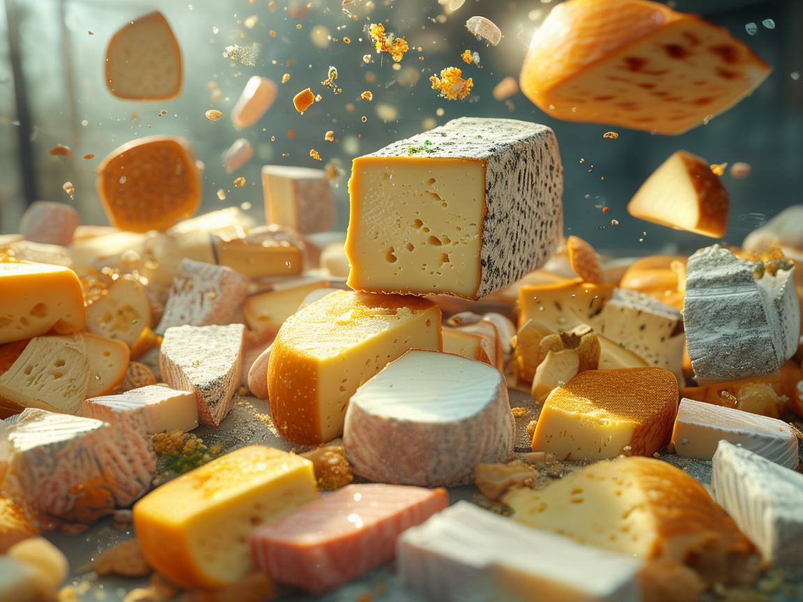 奶酪，无人机视角下的奇妙空中美食