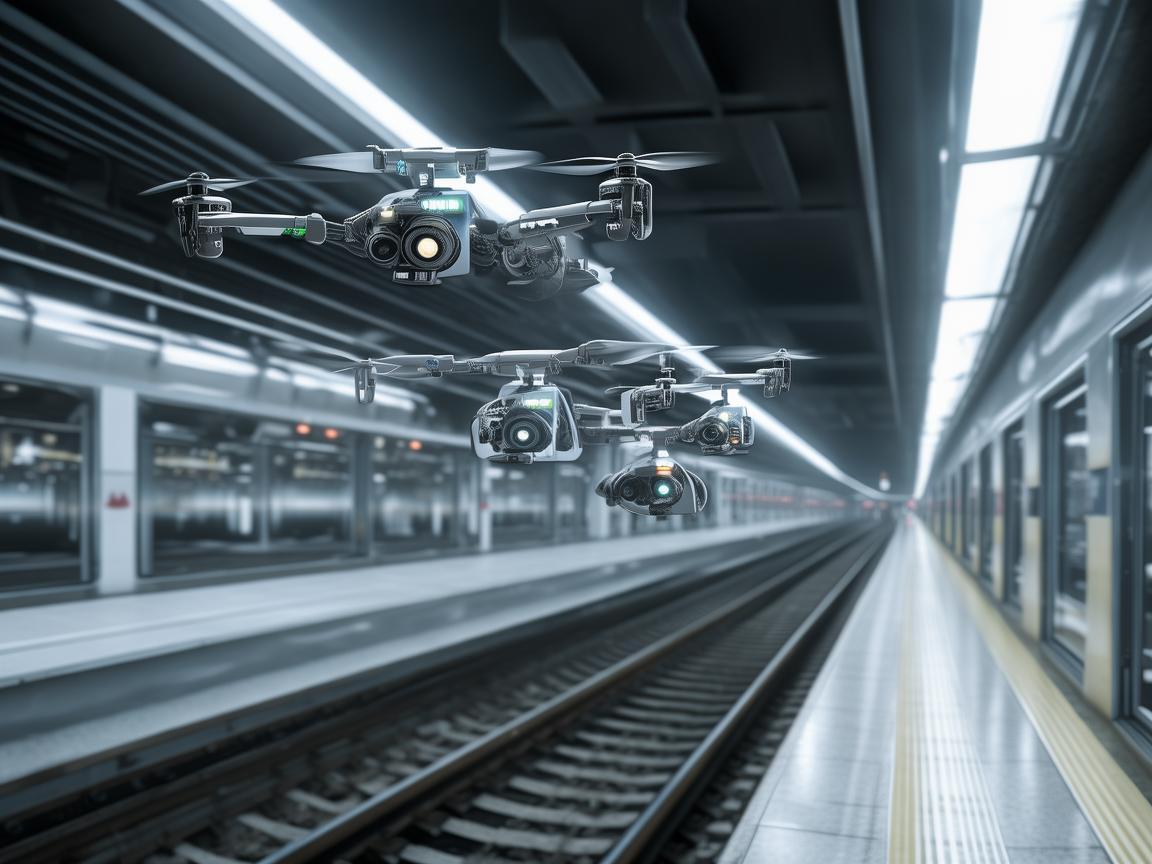 如何利用无人机技术优化地铁站月台的安全监控?