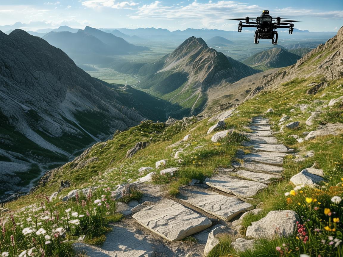 如何优化山区登山道的无人机测绘技术？