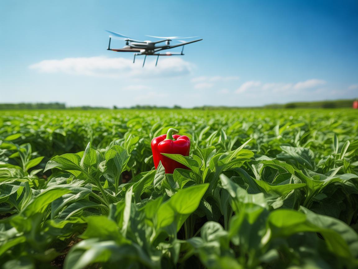 柿子椒在无人机农业监测中的‘隐秘’角色