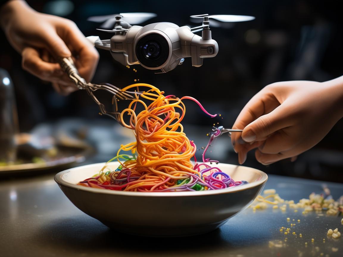 拌面，无人机技术能拌出怎样的美食新体验？